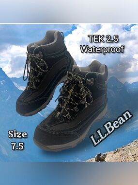 L.L.Bean Women's TEK 2.5 Waterproof Primaloft Hiking Boots Size 7.5